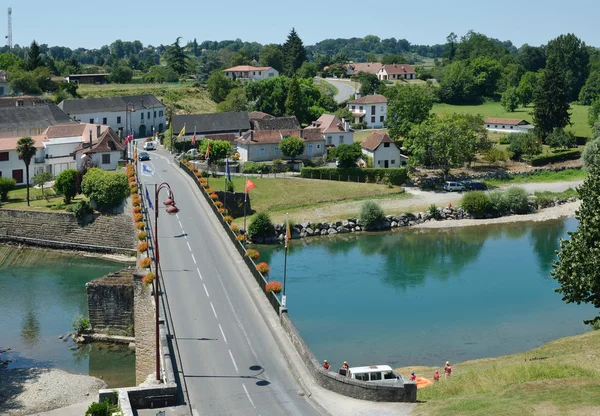 Antigua ciudad francesa Navarrenx — Foto de Stock