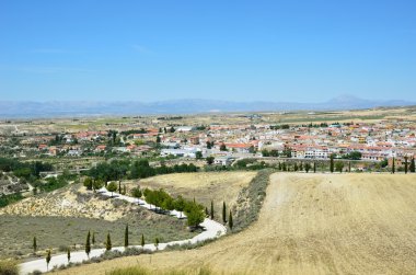 Granada'nın bahar bakış kasaba Cullar ile