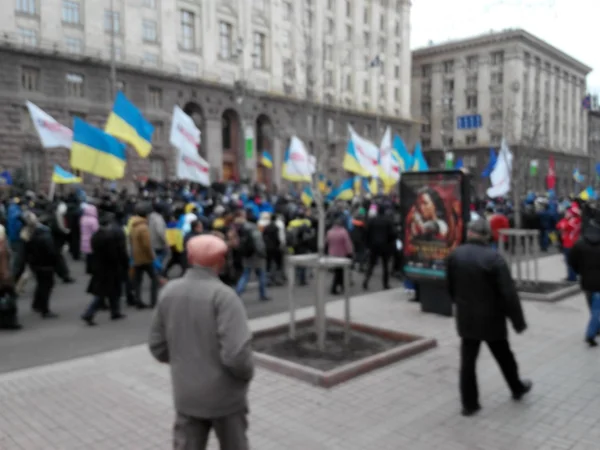 Kiev #Euromaidan demonstration protests Київ Киев — Stock Photo, Image