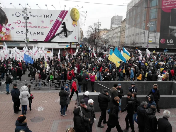 Kiev #Euromaidan demonstration protests Київ Киев — Stockfoto