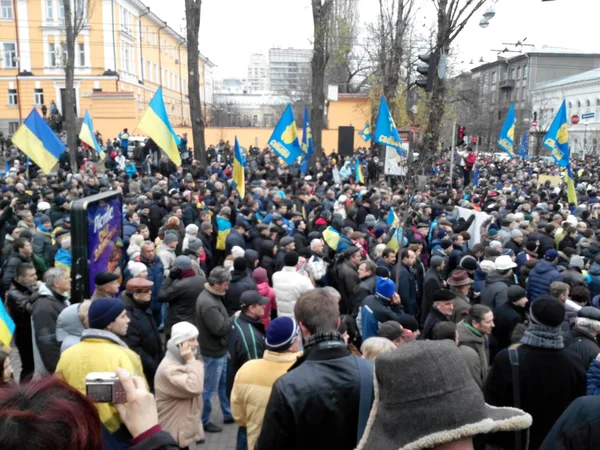 เคียฟ # Euromaidan การประท้วงการสาธิต — ภาพถ่ายสต็อก
