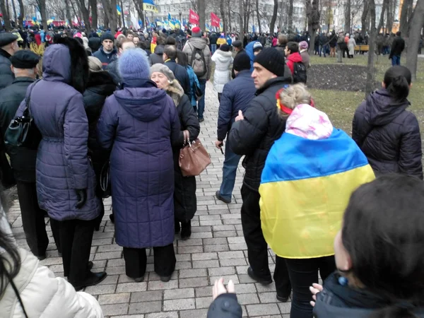 Kiev #Euromaidan demonstration protests Київ Киев — Stockfoto