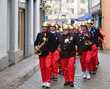 Alman karnaval fastnacht, sokak alayı