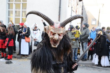 Alman karnaval fastnacht, sokak alayı