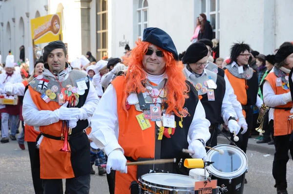 Parade d'orchestres au carnaval allemand Fastnacht — Photo