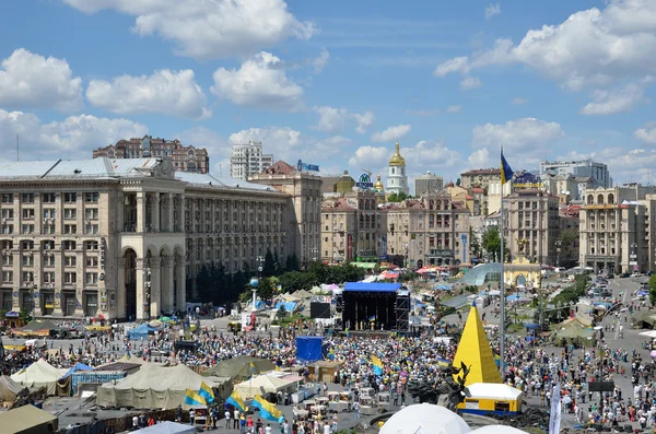 Maidan in the Ukrainian capital — Stock Photo, Image