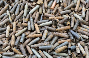 War background of used shells clipart