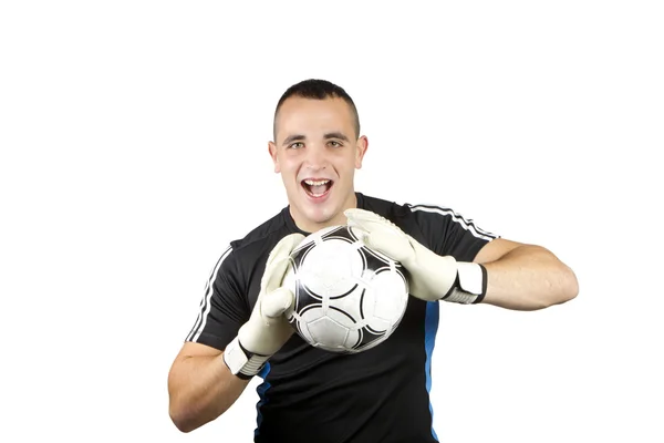 Soccer goalie Royalty Free Stock Photos