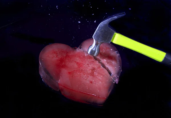 Frozen heart — Stock Photo, Image