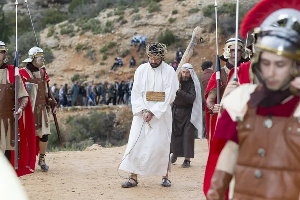 Vertegenwoordiging van de passie van Christus — Stockfoto