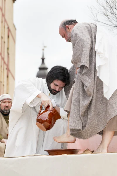 Representation of the passion of christ — Stock Photo, Image