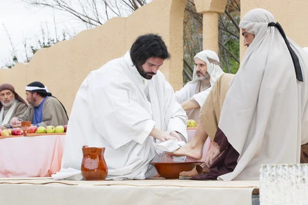 Representation of the passion of christ — Stock Photo, Image