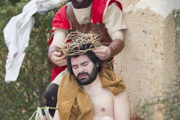 Representation of the passion of christ — Stock Photo, Image