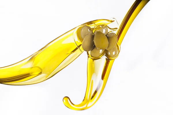 Olio e olive — Foto Stock