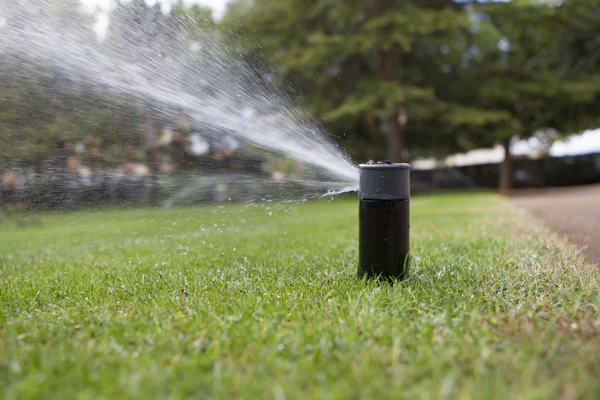 Irrigatie van tuin — Stockfoto
