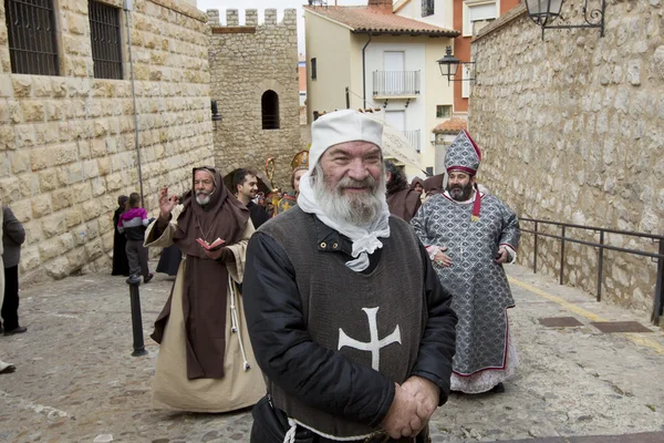 Medieval Wedding Party Isabel de Segura — Stock Photo, Image