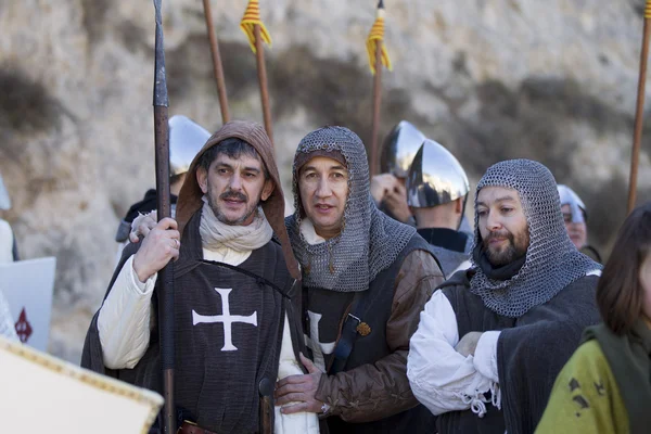 Medieval Wedding Party Isabel de Segura — Stock Photo, Image