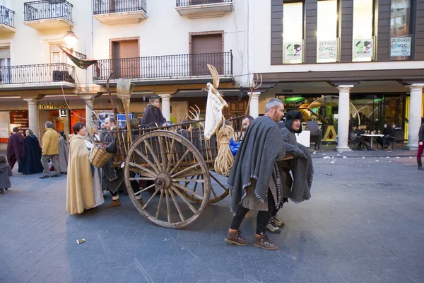 Medieval Wedding Party Isabel de Segura — Stock Photo, Image