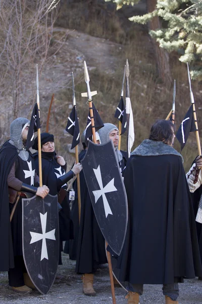 Medieval Wedding Party Isabel de Segura — Stock Photo, Image