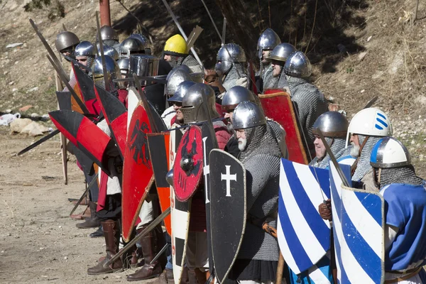 Medieval Wedding Party Isabel de Segura — Stock Photo, Image