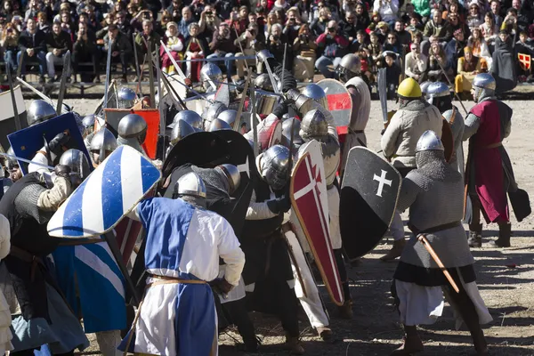 Medieval Wedding Party Isabel de Segura — Stock Photo, Image