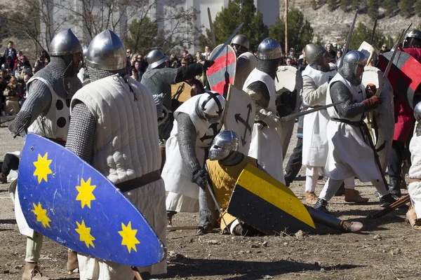 Medieval Wedding Party Isabel de Segura — Stock Photo, Image