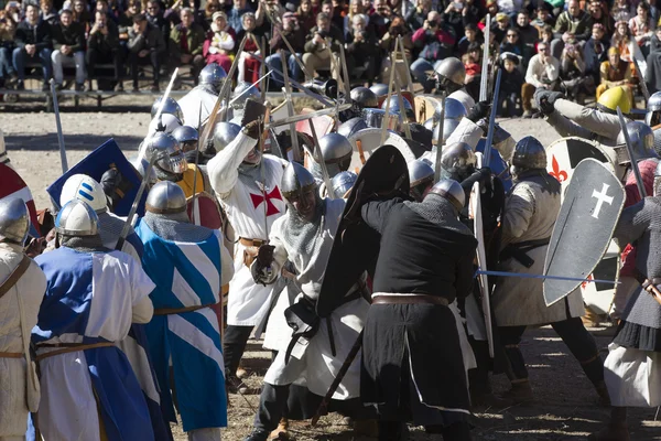 Medieval Wedding Party Isabel de Segura — Stock Photo, Image