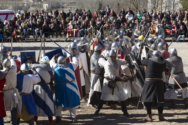 Medieval Wedding Party Isabel de Segura — Stock Photo, Image