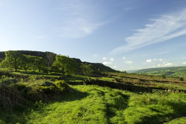 curber kenar peak District görünümünü