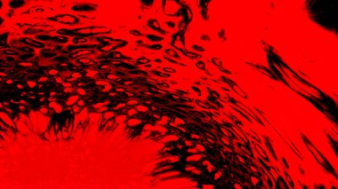 Lav dokusunun soyut animasyonu, kusursuz döngü. Hareket. Yapışkan madde akıyor ve kaotik bir şekilde dönüşüyor..