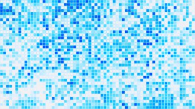 Beyaz arka planda hızlı hareket eden renkli piksellerin arkaplanı. Hareket. Hareket eden karelerin bulanık pikselli arka planına sahip animasyon. Bulanık görüntü efekti yaratan renkli pikseller taşınıyor