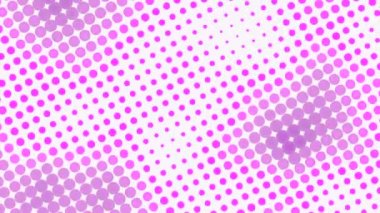 Beyaz arka plandaki nokta deseni dalga gibi hareket ediyor. Tasarım. Değişik boyutlardaki renkli noktalar yüzey üzerinde dalgaların etkisini yaratıyor. Beyaz arkaplandaki nokta dalgaları