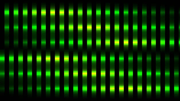 Strisce di colore verde movimento sfondo, anello senza soluzione di continuità. Mozione. Linee luminose verticali astratte divise in segmenti di forma quadrata. — Foto Stock