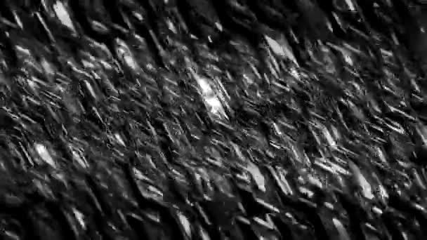 波紋と鮮やかなハイライトを背景に。動きだ。鮮やかなストロークで抽象的な波。明るい輝きを持つ縞の美しい波 — ストック動画
