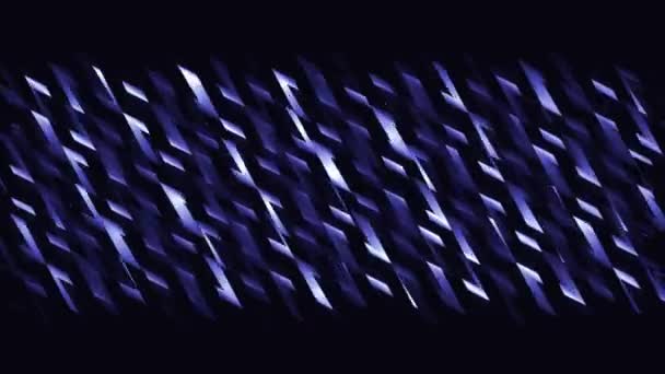 曲線で移動パターンのハイライト。動きだ。黒を背景にキラキラした模様のストロークを動かします。動きのパターンが光る波の効果を生み出す背景 — ストック動画