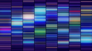 Farklı yönlerde hareket eden renkli parlak çizgiler. Hareket. Parlak hareket eden çizgileri olan parlak renkli bir arkaplan