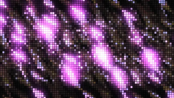 Прекрасний фон з блискучими хвилястими пікселями. Рух. Піксельне зображення рухомих кольорових хвиль з яскравим блиском. Яскраве сяйво на хвилях у форматі пікселів — стокове фото