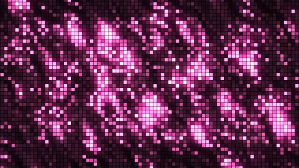 Pixelbild av lysande färgvågor. Rörelse. Snabba ringar av färgad vätska med höjdpunkter i pixlar. Vacker ljus bakgrund med lysande höjdpunkter av färgade vågor med pixlar — Stockfoto