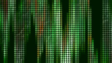 Hareketli renkleri olan bir arkaplan. Hareket. Renkli resimli güzel elektronik noktalar. Hareket eden sıvının görüntüsü dikey olarak noktalı şekilde boyanır