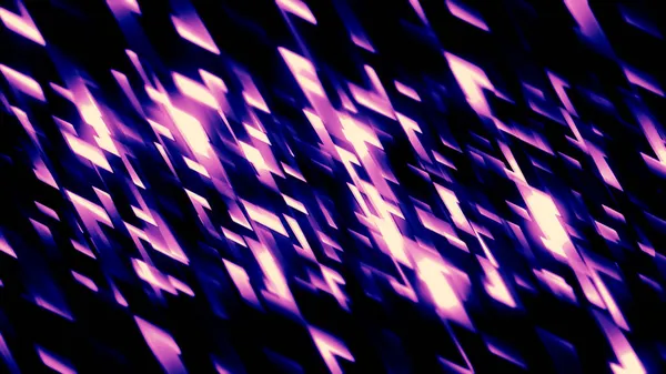Énergie diagonale abstraite ou rayons lumineux avec effet brillant rose ou violet. Motion. Rayures lumineuses créant l'effet des éclairs sans fin, boucle sans couture. — Photo