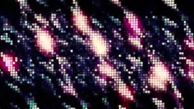 Soyut çapraz enerji ya da pembe ya da mor efektli ışık ışınları. Hareket. Parlak çizgiler sonsuz parlamaların, kusursuz döngülerin etkisini yaratıyor..