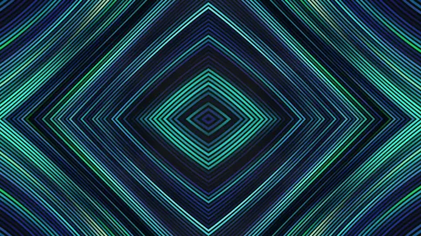 Diamantvormig patroon met kleurrijke knipperende lijnen. Beweging. Gecentraliseerd geometrisch patroon van knipperende lijnen. Mooi patroon van gekleurde knipperende strepen — Stockfoto