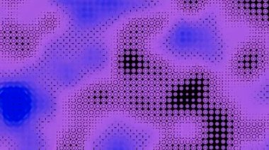 Bokeh halkalarının soyut dijital akış dokusu ve bulanık lekeler, kusursuz döngü. Tasarım. Renkli dairelerin teknolojik dokusu.