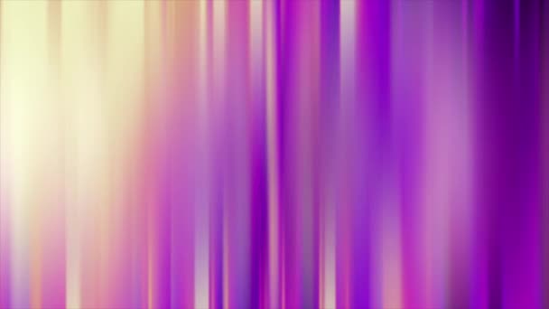 Fond violet. Motion. Fond abstrait lumineux rayonnant de rayures vives de gauche à droite — Video