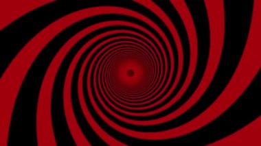 Dönen çizgiler sarmalı yön değiştiriyor. Tasarım. Parlak, hızlı spiral gevşer ve yönünü değiştirir. Hipnotik parlak spiral yön değiştirir