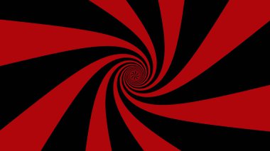 Dönen çizgiler sarmalı yön değiştiriyor. Tasarım. Parlak, hızlı spiral gevşer ve yönünü değiştirir. Hipnotik parlak spiral yön değiştirir