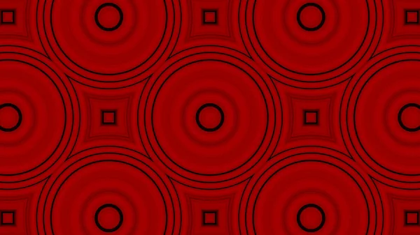 Forme geometriche rosse. Progettazione. Piazze rosse e cerchi realizzati in uno stile astratto spostare e modificare le dimensioni — Foto Stock