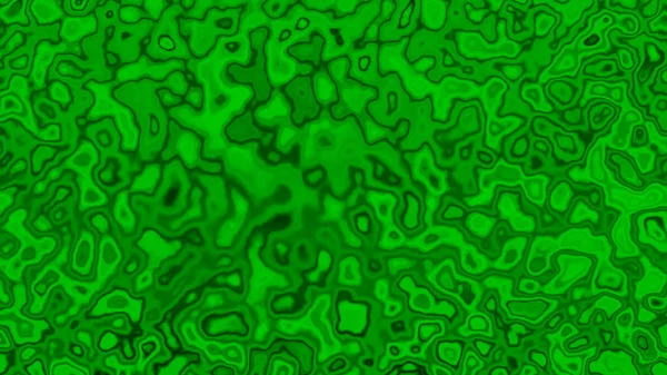 Ομαλή ροή κινούμενο φόντο με απομίμηση νερού και καμπύλες γραμμές. Σχέδιο. Απρόσκοπτη κίνηση βρόχο του πράσινου μετασχηματισμού σχήματα. — Φωτογραφία Αρχείου