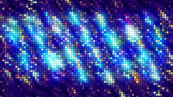 Purple brillo festivo luces desenfocadas fondo. Moción. Patrón mágico brillante con partículas brillantes, lazo sin costuras. — Foto de Stock