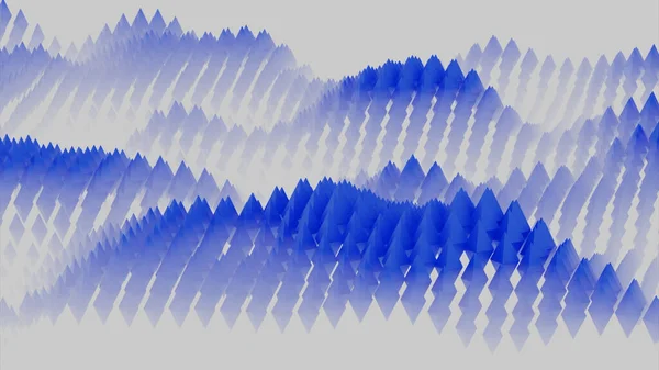 Abstract loopbare golvende stippen achtergrond. Ontwerp. Doorschijnende golvende horizontale textuur van bewegende witte en blauwe deeltjes. — Stockfoto